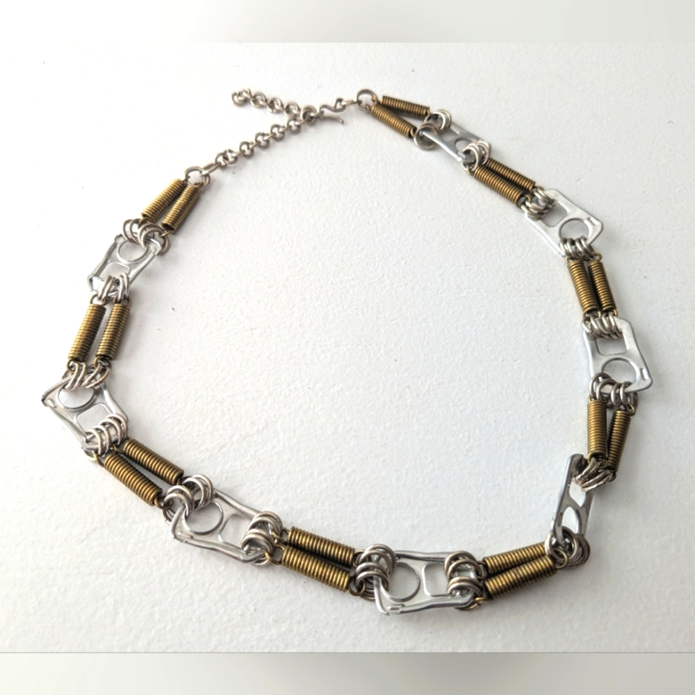 PopCan Tab & Springs Necklace
